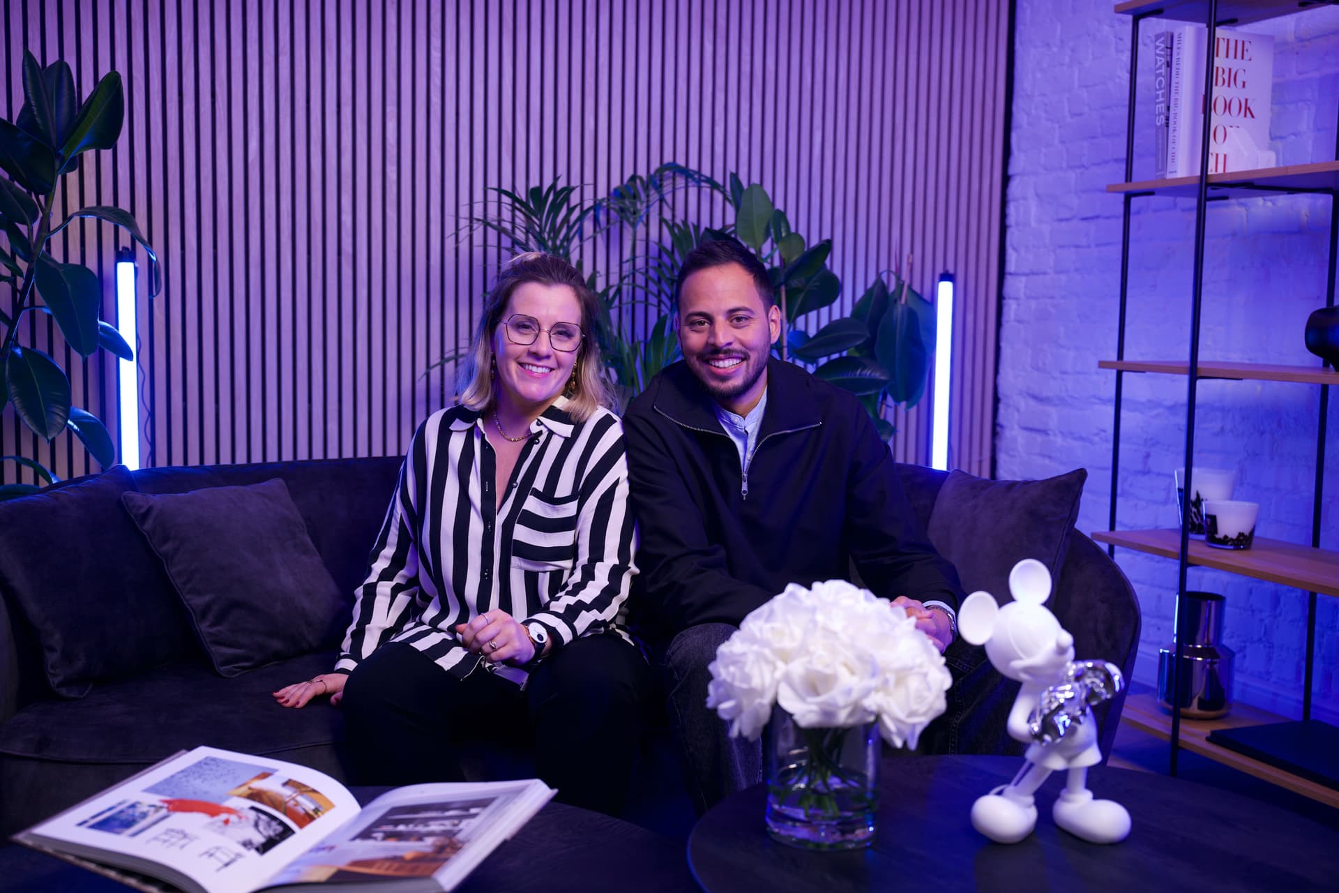 Intérieur studio AS Studio Bruxelles - Espace créatif professionnel pour podcast vidéo photo à Auderghem